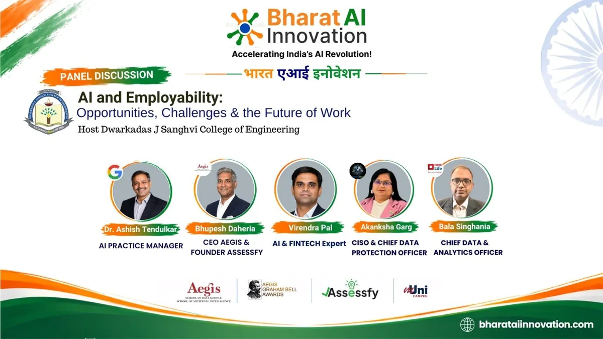 AI and Employability panel at Dwarkadas J. Sanghvi College of Engineering, 21 September 2026