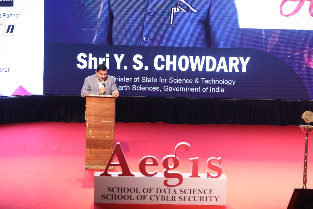 Government minister delivering keynote address